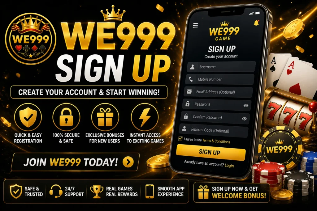 WE999 Sign Up
